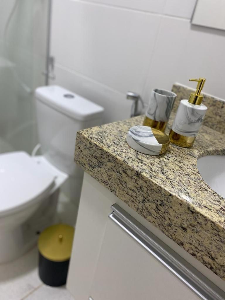 Apto Luxo Completo 3 Quartos Em Guriri 300 Mts Da Praia Wi-Fi Gratis São Mateus Buitenkant foto